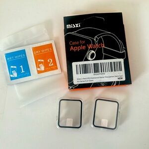 Set of 2 clear Apple Watch cases - size 42mm